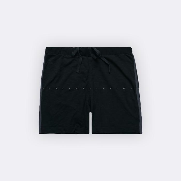SHORT JOGGER TERRY GU BY UNIQLO BLACK LIST ORIGINAL