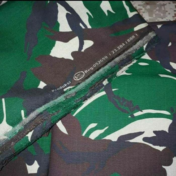 Bahan Kain PDL Loreng TNI Malvinas Sritex Wool