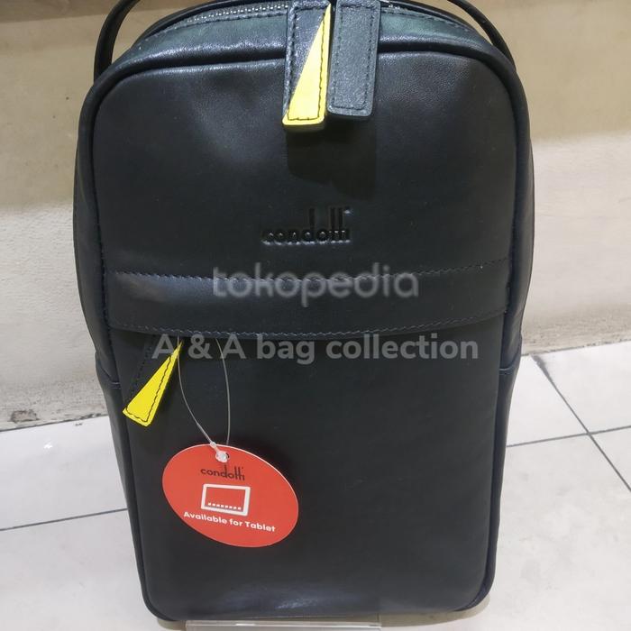 tas selempang / chest bag Condotti original leather kulit sapi asli