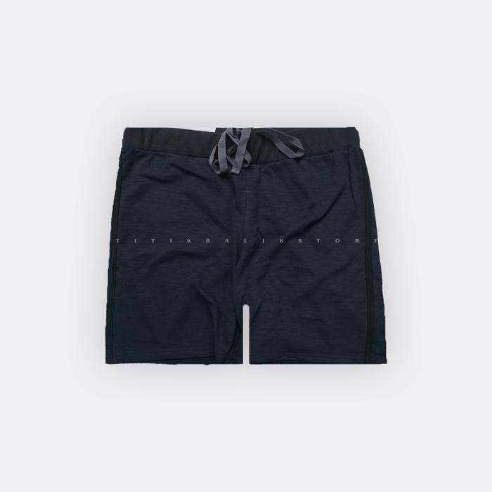 SHORT JOGGER TERRY GU BY UNIQLO NAVY LIST ORIGINAL