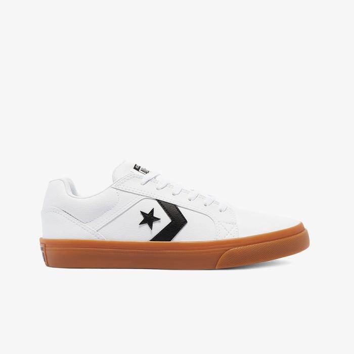 Converse El Distrito 2.0 Faux Leather Ox Sneakers Shoes White 170657C
