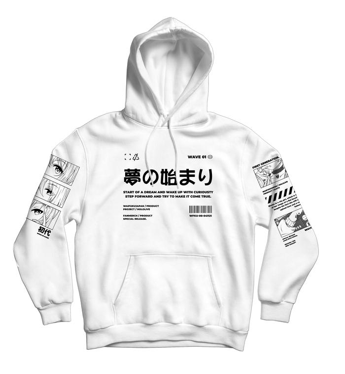 Jaket Hoodie Hololive Indonesia - Moona Risu Iofi " First Generation "