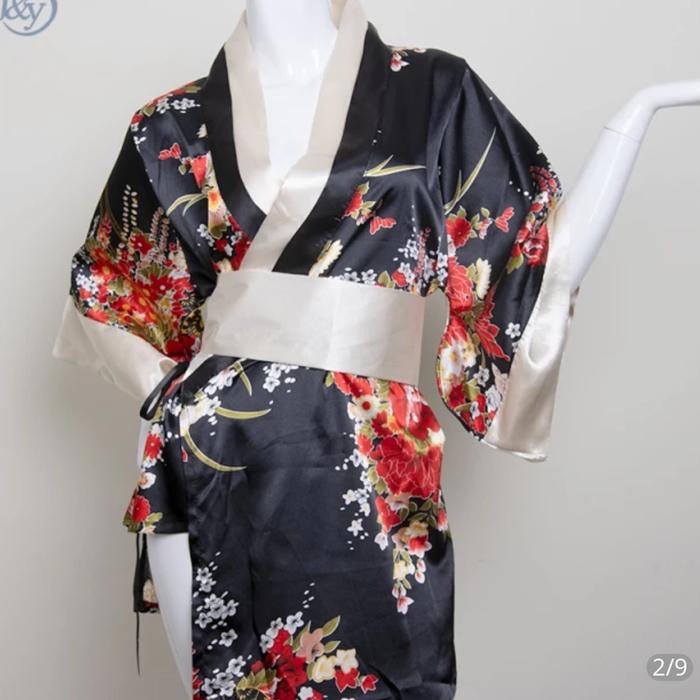 lingerie cosplay kimono jepang-lingerie satin