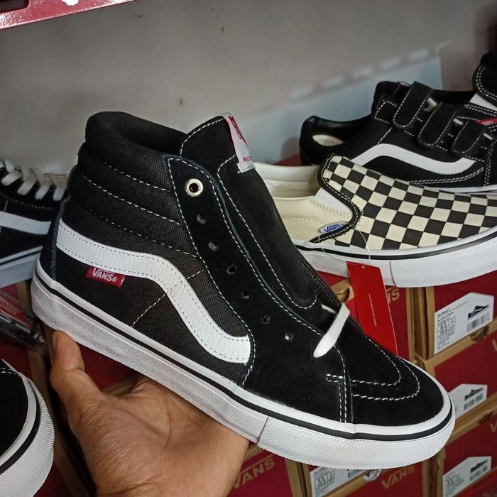 Vans Sk8 High Pro Black White Original