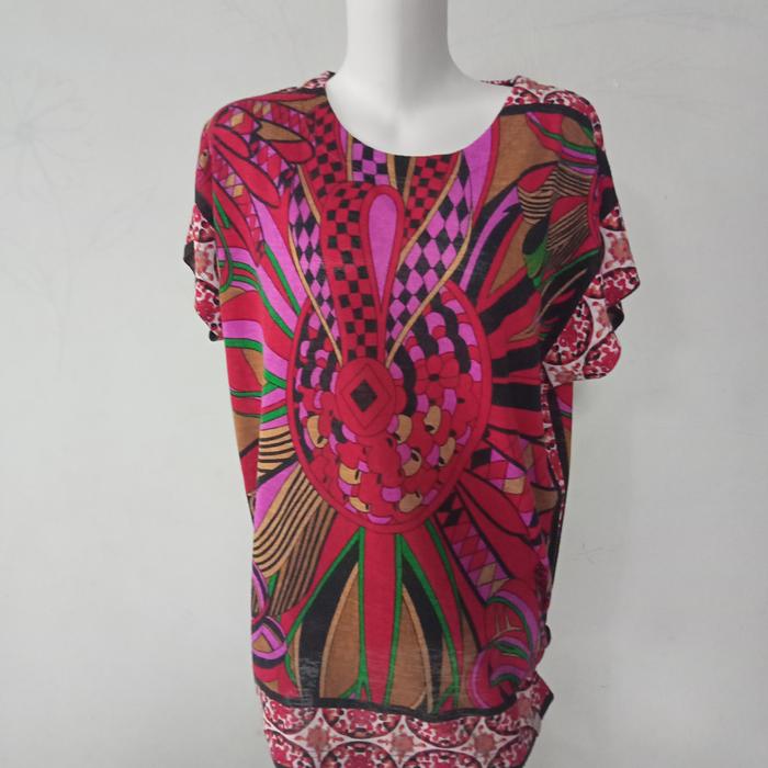 Promo Blouse Wanita Triset Ori Red Size S/M