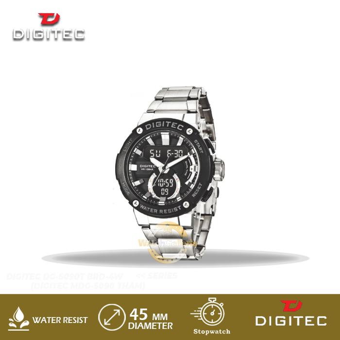Jam Tangan Digitec Analog DA3111 DA-311T Stainless - Silver