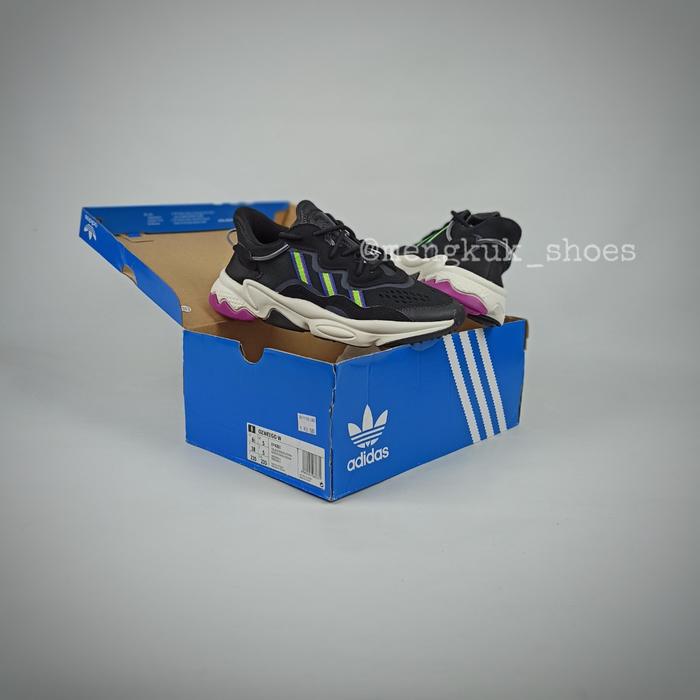 Adidas Ozweego W 90s BLACK Original 100% BNIB - ADIDAS CHUNKY