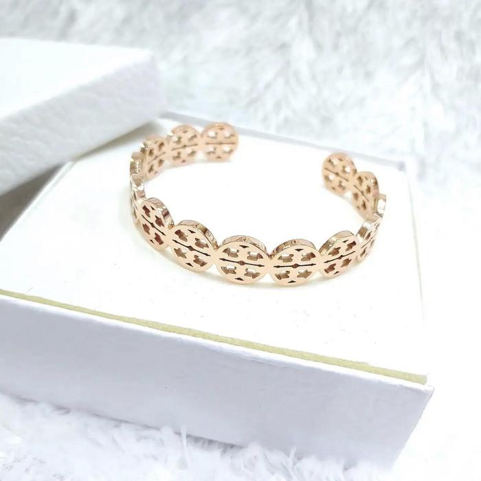Gelang tangan versace/cincin versace/cincin titanium impor anti karat
