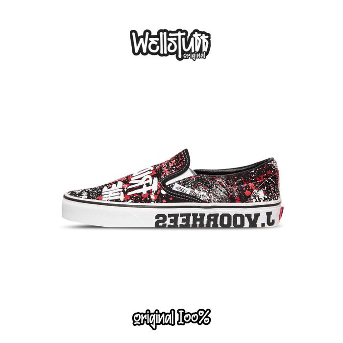SEPATU VANS SLIPON CLASSIC HOUSE OF TERROR FRIDAY THE 13th ORIGINAL