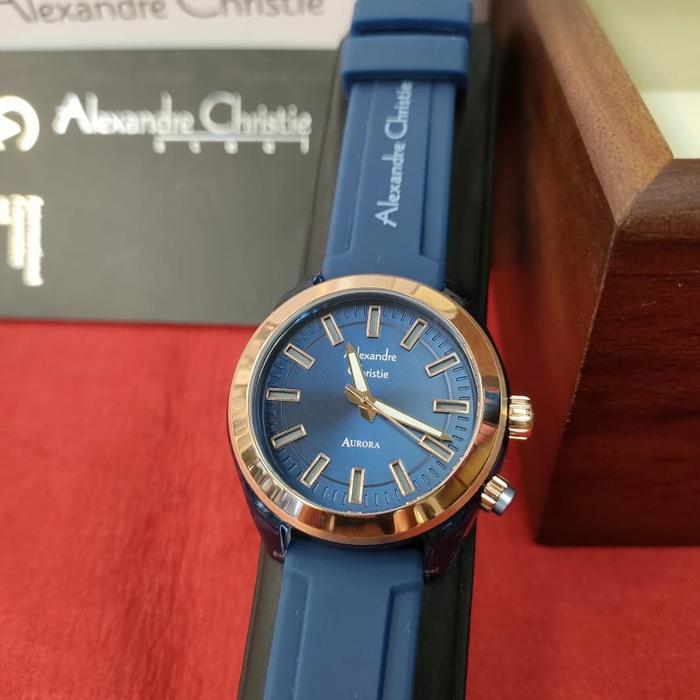 Jam Tangan Analog Wanita Alexandre Christie Ac 2928 LH All Rubber