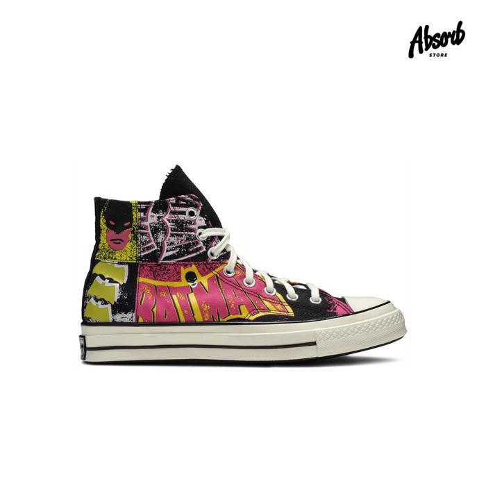 Converse Chuck Taylor All Star 70s Hi x DC x Batman (Black/Hot Pink)