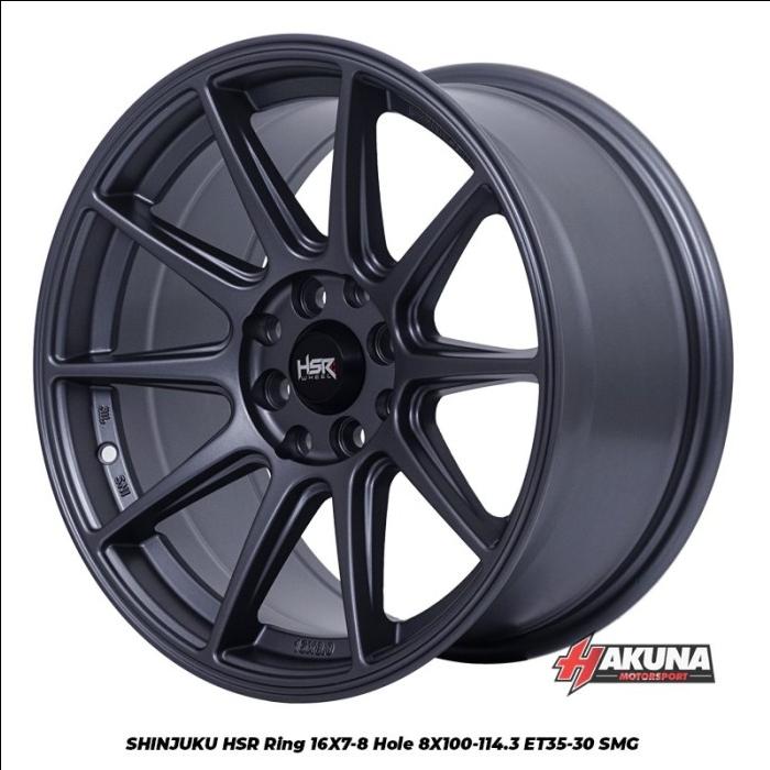 Pelek/Velg Ring 16 XXR527 Hsr Grey Lebar 7/8 Buat Mobil Lubang 4 Promo