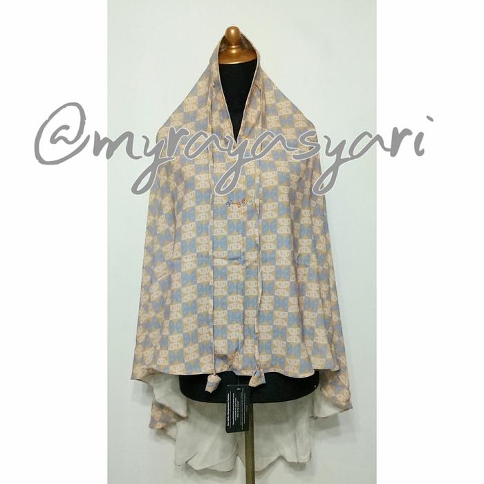 Khimar sisesa syariah Light orange