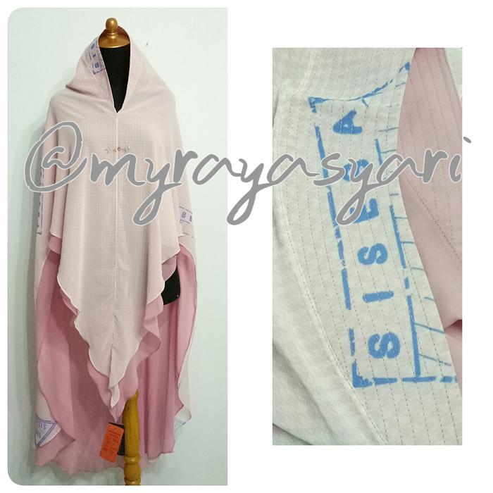 Khimar Syari sisesa Hallmark#2 baby pink