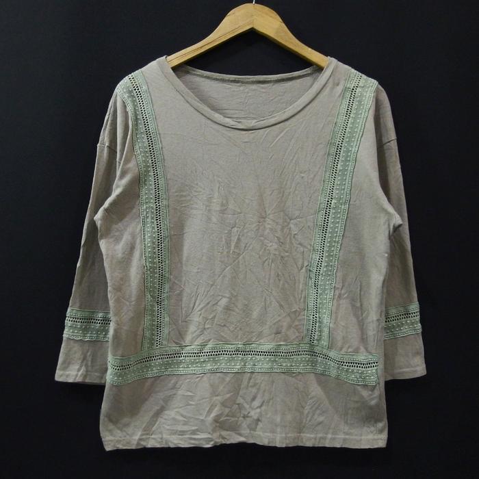 DQ261 SIZE XL ATASAN BIGSZE KAOS LENGAN PANJANG SECOND BRANDED KOREA