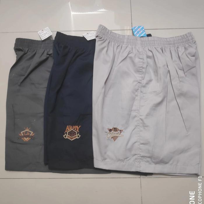 celana pendek Hawai /santai pria/wanitafit super jumbo