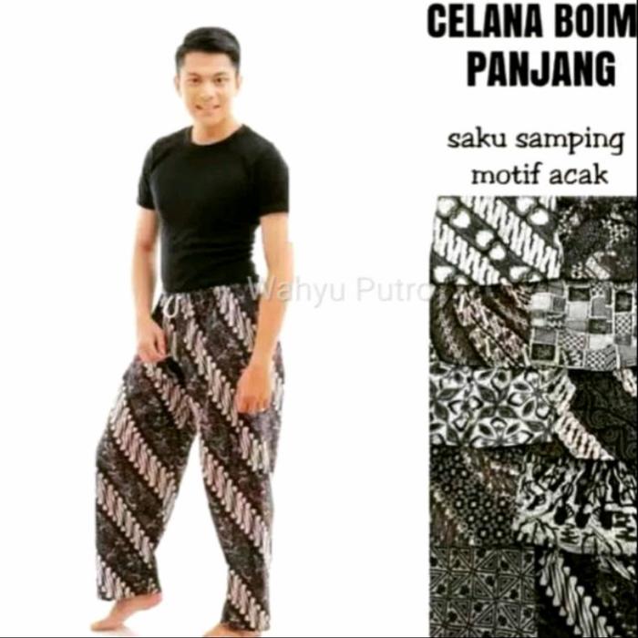 celana panjang batik jumbo boim oleh oleh jogja solo pekalongan