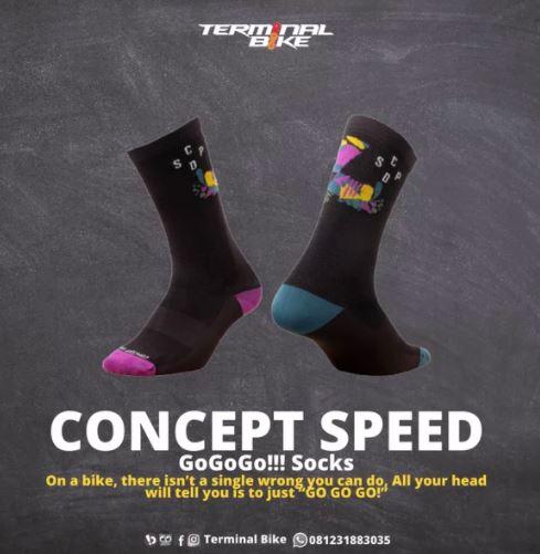 SOCKS CONCEPT SPEED GOGOGO S-M KODE BARANG 9502