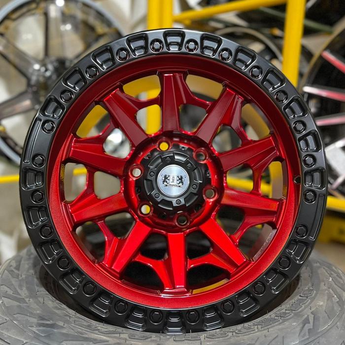 velg r17 x 9 pcd 139.7 h6 fortuner pajero triton rep fuel covert 17