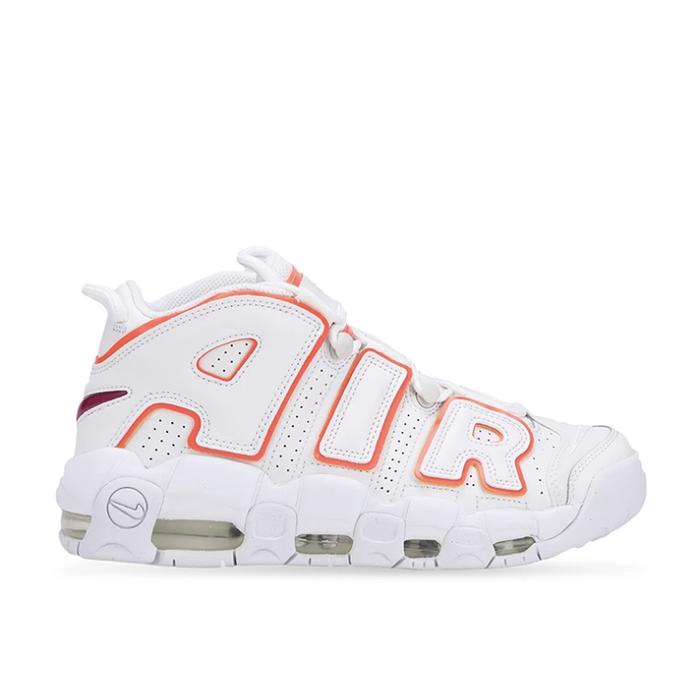 Nike Uptempo Summit White Red Plum Bright Mango