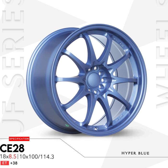 Velg Mobil Ring 18 CE28 Hyper Blue 10H 100/114.3 E.38