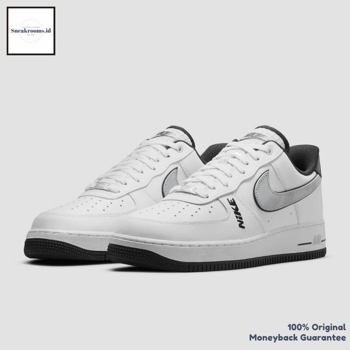 Nike Air Force 1 '07 LV8 White Black Wolf Grey Original Resmi (100% Authentic)