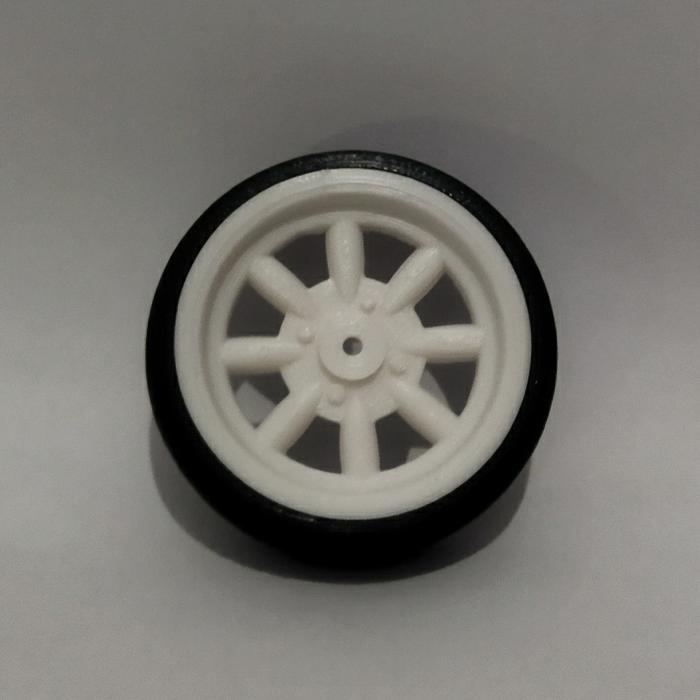 Velg ban drift custom untuk WPL D12 bahan: plastik 3d print isi pake