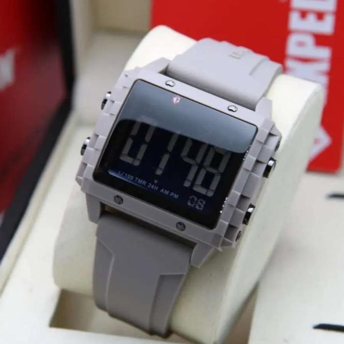 Jam Tangan Pria Expedition Original Digital E6817 Grey Black