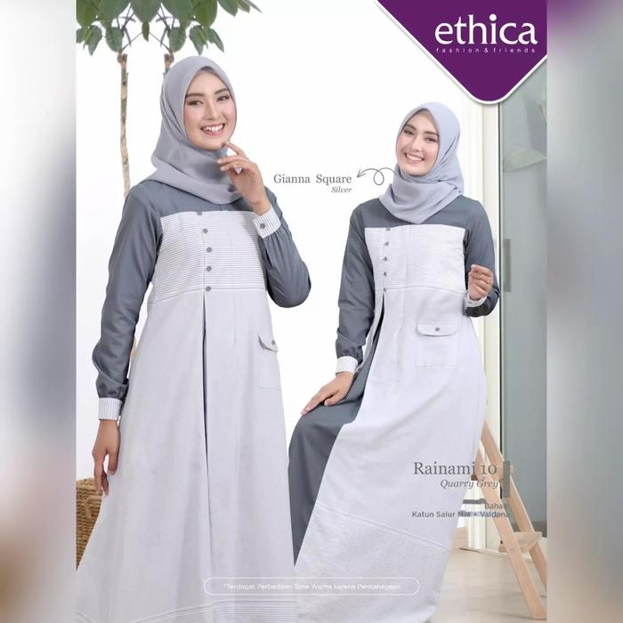 Baju Gamis Rainami 10 merk Ethica
