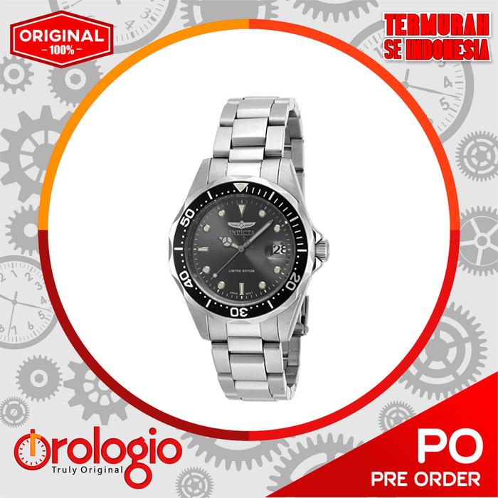 Jam Tangan INVICTA Pro Diver Charcoal Dial Stainless Men's ILE8932A