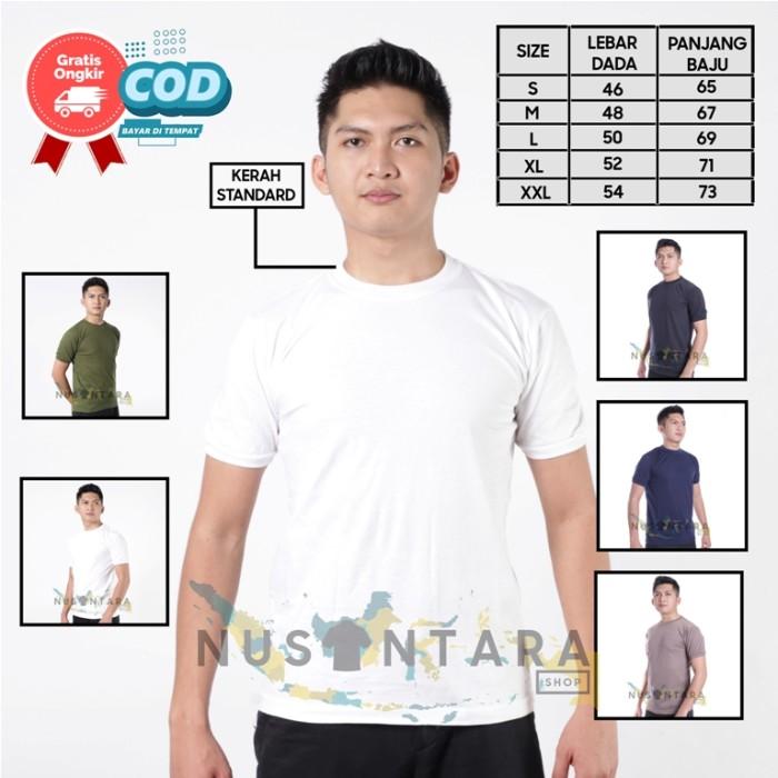 RPM Kaos Putih Polos Polisi Security Satpam Kaos
