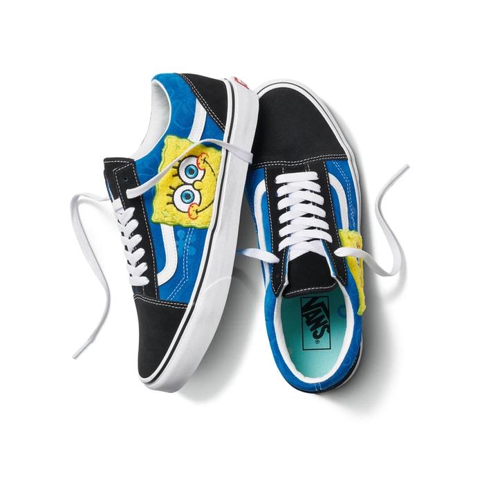 Vans Old Skool x Spongebob Black Blue