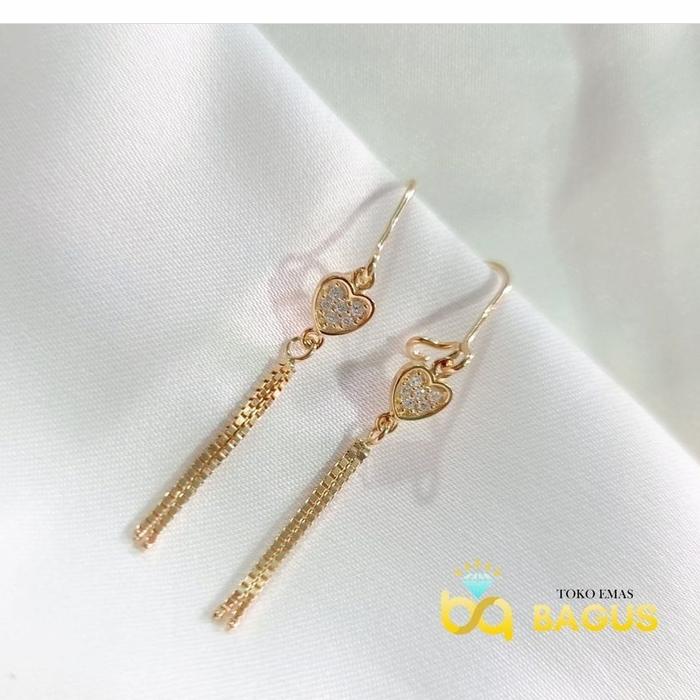 Anting Panjang Emas 1 Gram Model Itali Santa 01 02 03 04