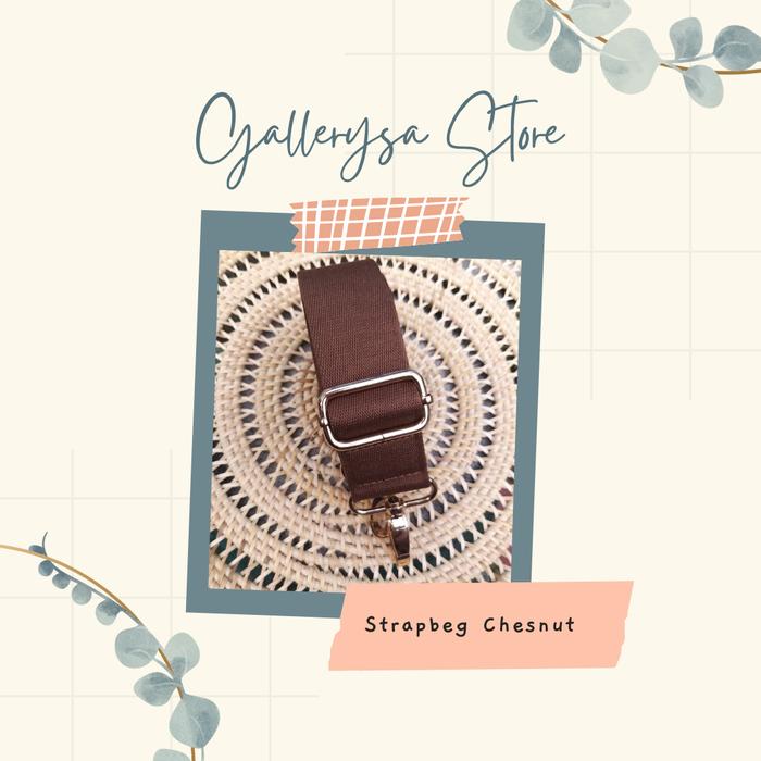tali tas pengganti fossil longstrap webbing kanvas lebar bag strap