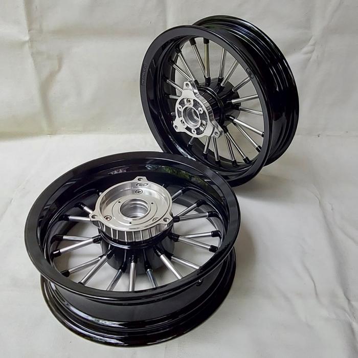 velg NMAX old SNI Andong POWER Black Chrome