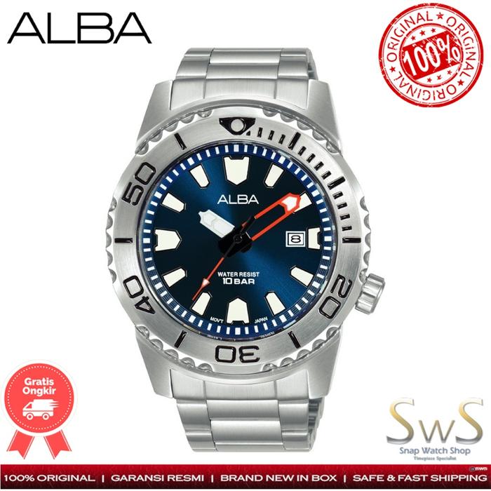 Jam Tangan Pria Alba AG8M07X1 AG8M07 Original Resmi