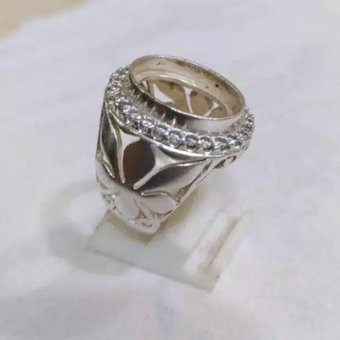 Cincin emban Ring Perak Handmade model karancang