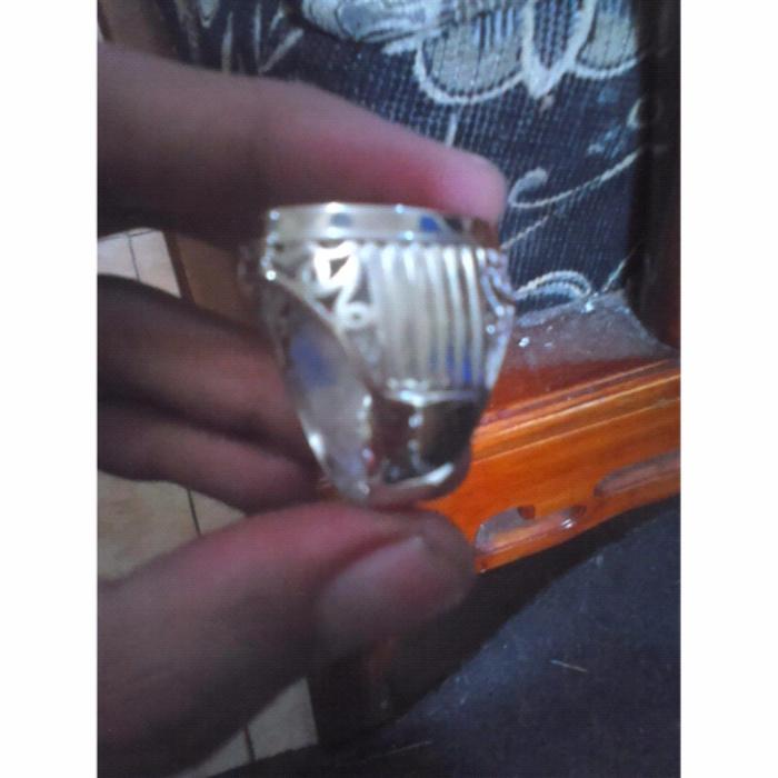 Cincin emban Ring Perak Handmade 925 model kurung