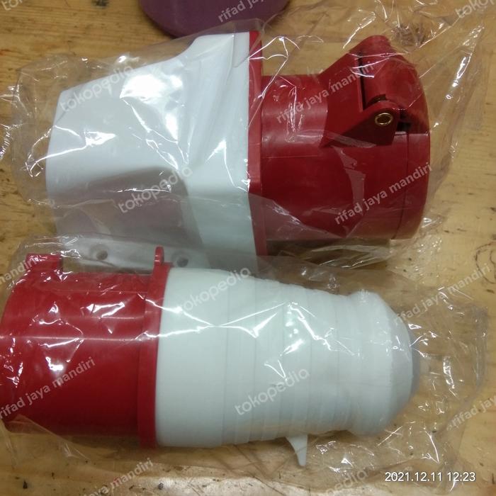 float socket power plug 3 phase 32 Ampere 4 pin