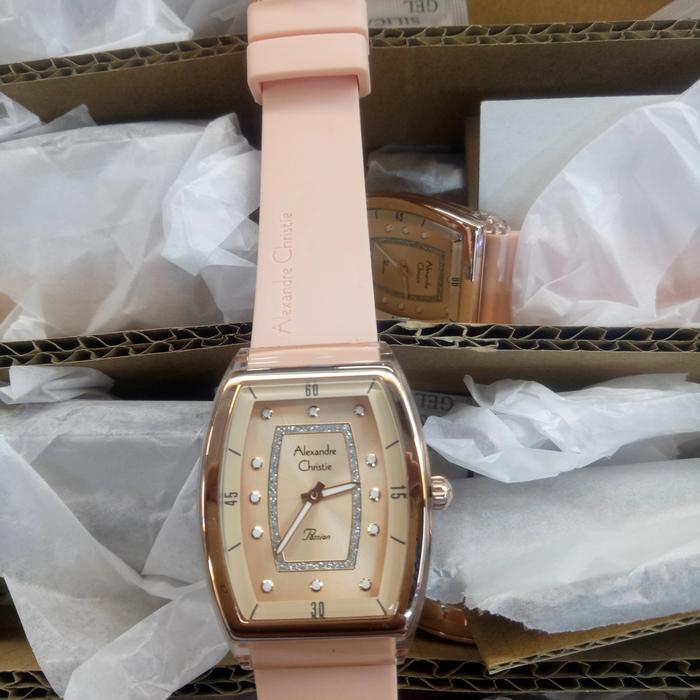 Jam wanita Ori Alexandre Christie Ac 2847 LH rubber