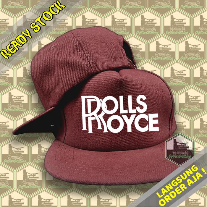 Topi Snapback Roll Royce Baseball Cap Roll Royce Snapback Cap Custom