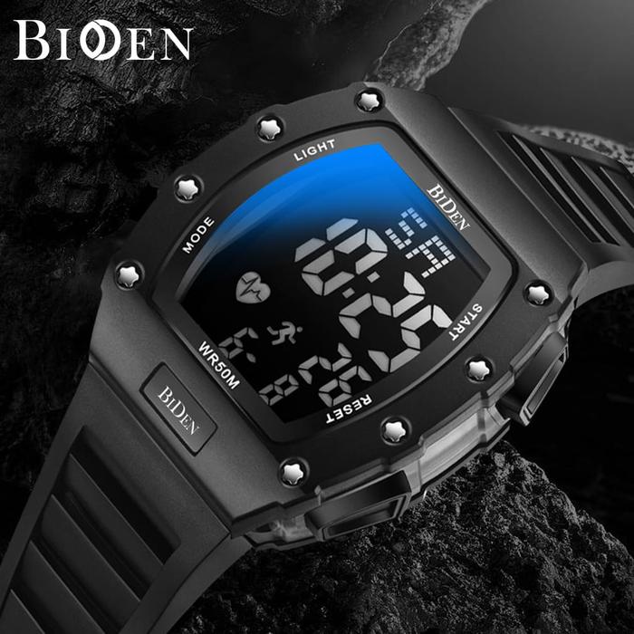 JAM TANGAN PRIA FASHION SPORT ORIGINAL BIDEN S8010 ANTI AIR