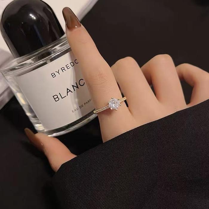 Cincin fashion impor/cincin zircon /cincin salib zircon impor adjustab