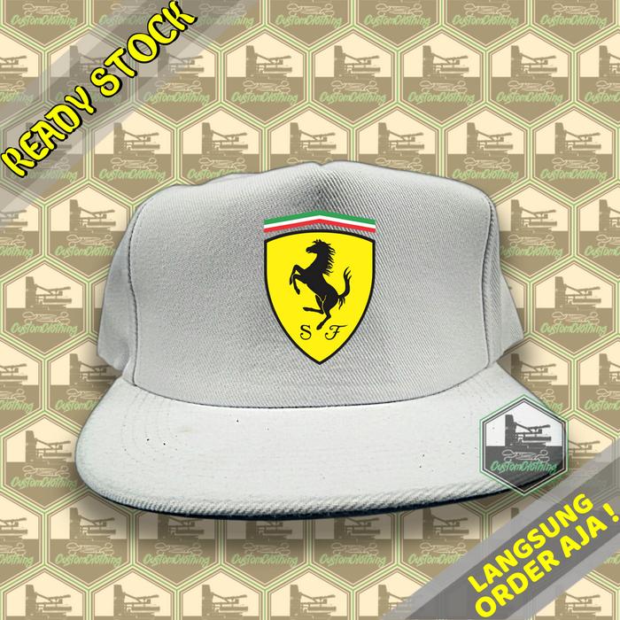 Topi Snapback Otomotif Ferrari Baseball Cap Ferrari Snapback Cap