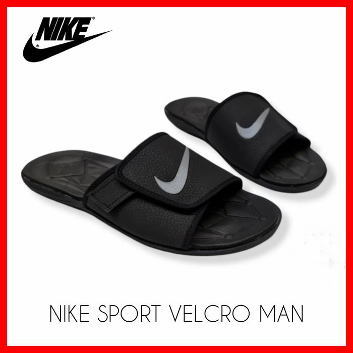 SANDAL PRIA NIKE SELOP VELCRO CASUAL/ SENDAL SLIDE FLAT OLAHRAGA COWOK