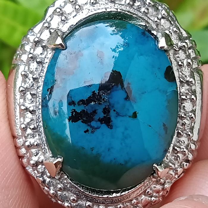 Natural Bacan Doko ( Batu Akik asli Ternate - bukan giok pirus )