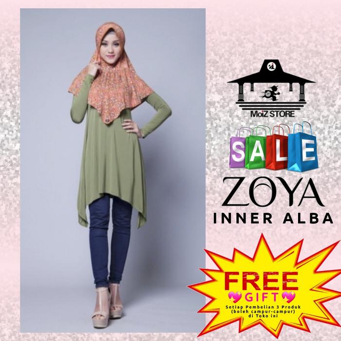 Zoya Inner Alba Zoya Iner Dalaman Baju Muslim Wanita Murah Promo zoya