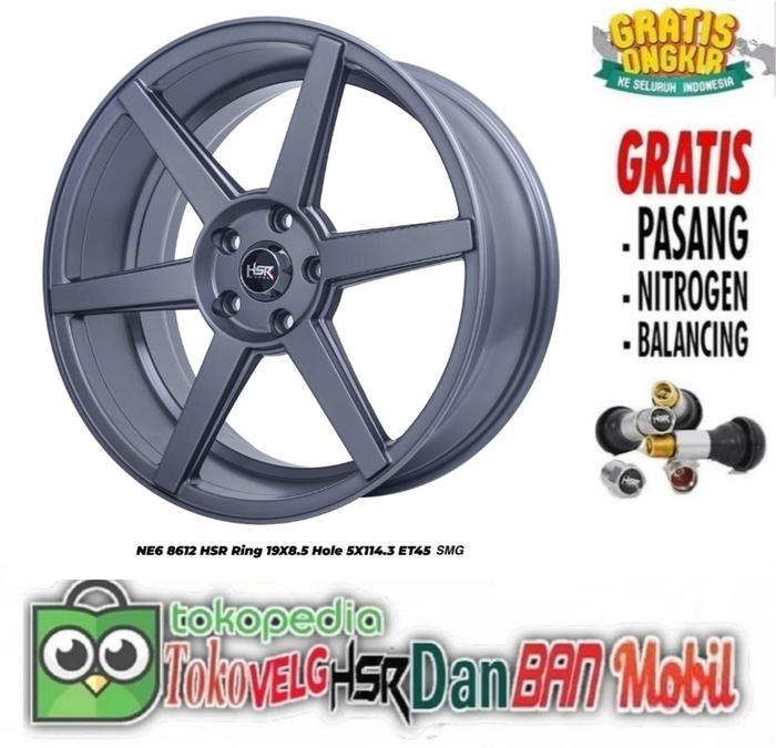 Velg Mobil CRV Ring 19 HSR NE6 Velg Civic Turbo HRV mazda5.captiva R19