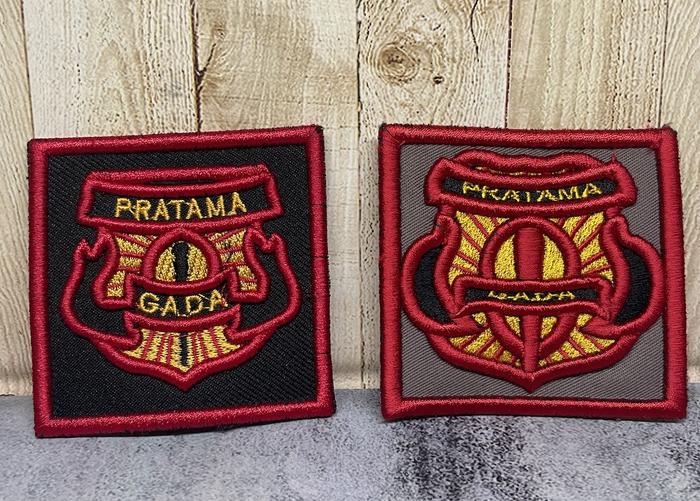 Badge Gada Pratama Timbul | Bordir Timbul Gada Pratama | Bordir Satpam
