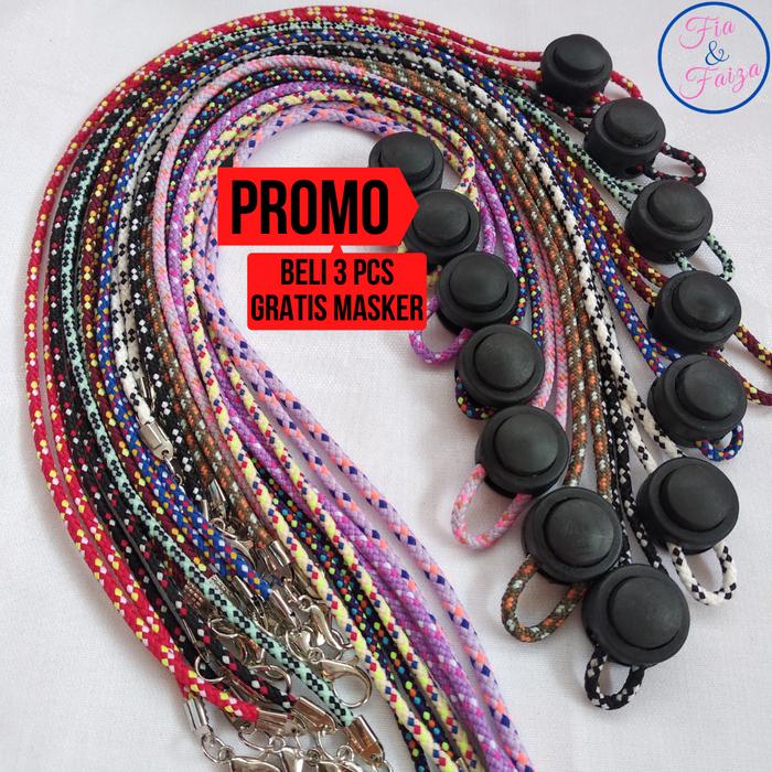 Tali Masker Strap Kalung Pengait Masker Hijab Conector Gantungan